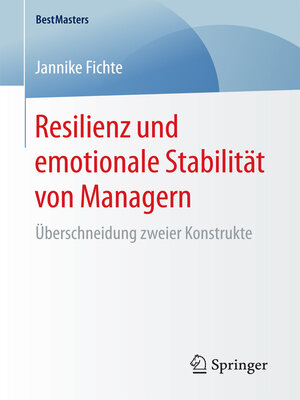 cover image of Resilienz und emotionale Stabilität von Managern